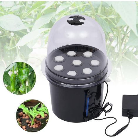 Kit de culture hydroponique - Système de culture hydroponique - Équipement hydroponique - Boîte à semis et station de clonage - Machine pour jardin, plantes, balcon, pot (1/5)