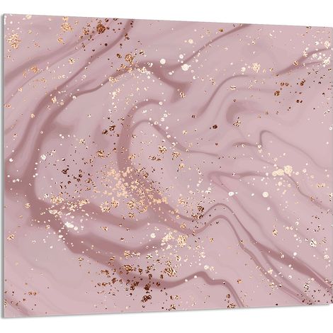 Panneau de verre pour cuisine 65x60 Marbre (1/5)