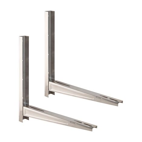 Juego soporte aire acondicionado Inox AISI 304  (soldado) Medidas: 450x450 mm