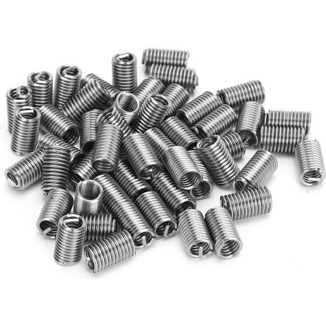 50 inserts filetés, outil de réparation d'écrous réducteurs, acier inoxydable M10-24x3D (1/5)
