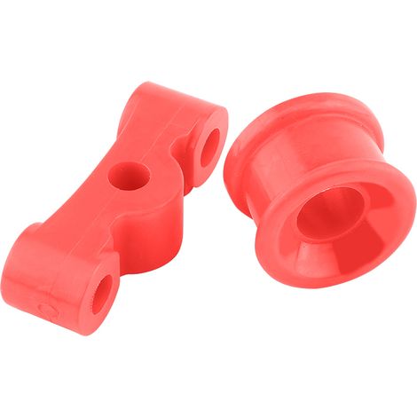 Ensemble de 2 pièces pour modifier le pommeau de levier de vitesse de voiture (rouge) (1/5)