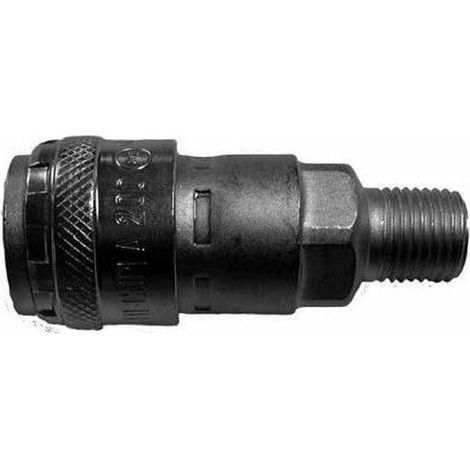 Raccord Compresseur Haute Pression 1/4" Femelle avec Pas Inversé - D-Work (1/2)