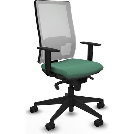 Piqueras y Crespo 1D066N0 Chaise de bureau vert émeraude (1/3)