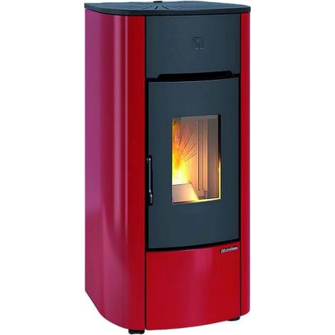 Extraflame STUFA A PELLET CANALIZZATA MARIELLA PLUS Col. Bordeaux