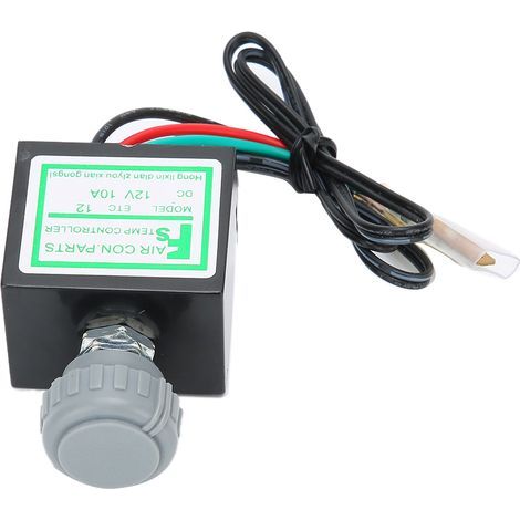 Thermostat électronique 12V pour climatisation auto, interrupteur régulateur de température 10A, accessoire voiture (1/5)