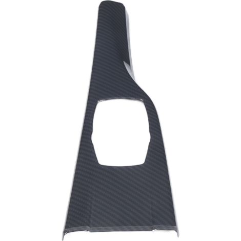 Bouton de contrôle multimédia central en fibre de carbone pour BMW Série 3 F30 F35 2013-2019, volant à droite (RHD), panneau de remplacement (1/5)