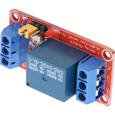 1-Kanal-Optokoppler-Relaismodulplatine, High- und Low-Trigger 5 V (1/5)