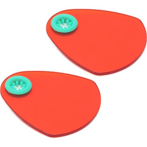 Lot de 2 plaques de photopolymérisation dentaires, accessoires pour instruments dentaires (rouge). (1/5)