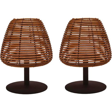 2 Lampe de table sans fil STANDY MINI BOHEME H25cm