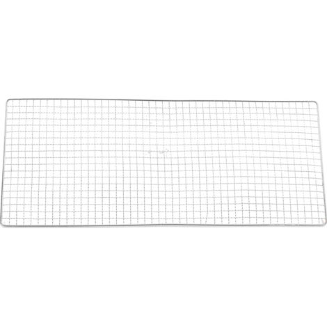 Grille de barbecue en acier inoxydable 24,4x10,2 pouces, coins arrondis, grille de cuisson pour camping, BBQ extérieur, usage polyvalent (1/5)