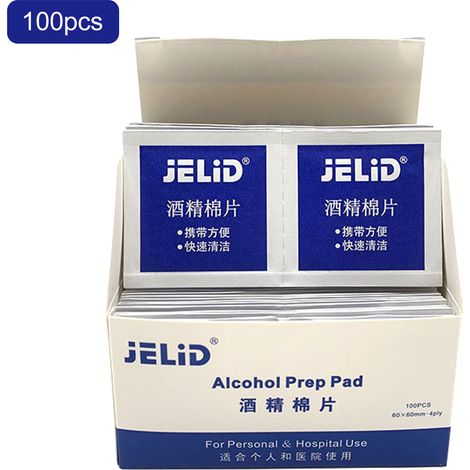 100 feuilles nettoyantes humides jetables 6x6cm, idéales pour soins ménagers et extérieurs (1/5)