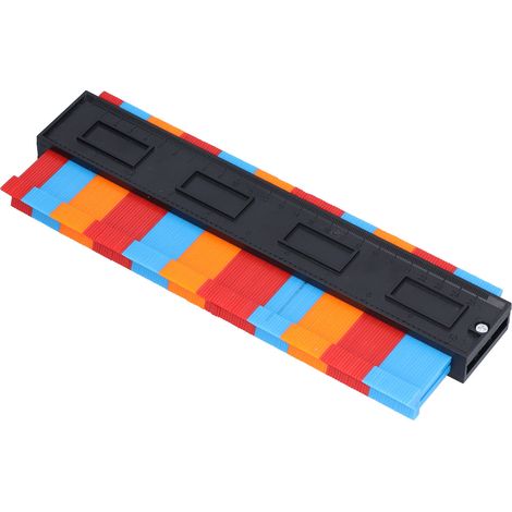 Gabarit de contour, duplicateur de formes irrégulières, soudage, travail du bois, traçage multicolore, 26 cm (1/5)