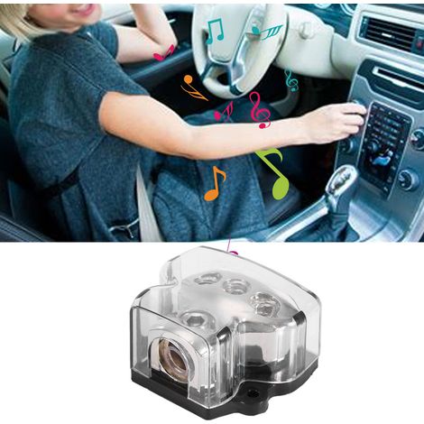 Divisor en T para coche, entrada 10GA, salida 34GA, regleta de alimentación