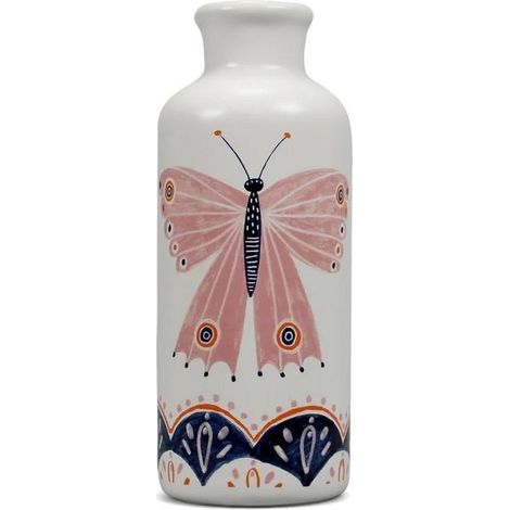 Vaso in ceramica con farfalla Bonbi Forest