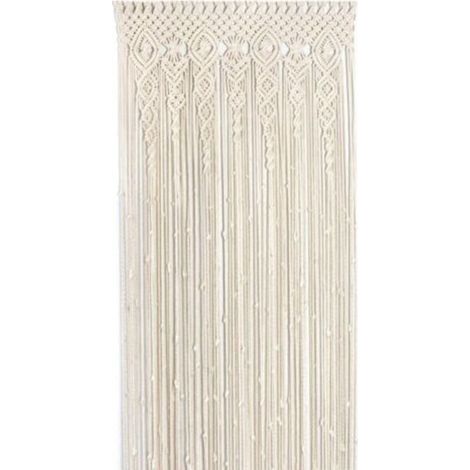 Rideau 90x180 cm bohème macramé-RAPANDA (1/4)