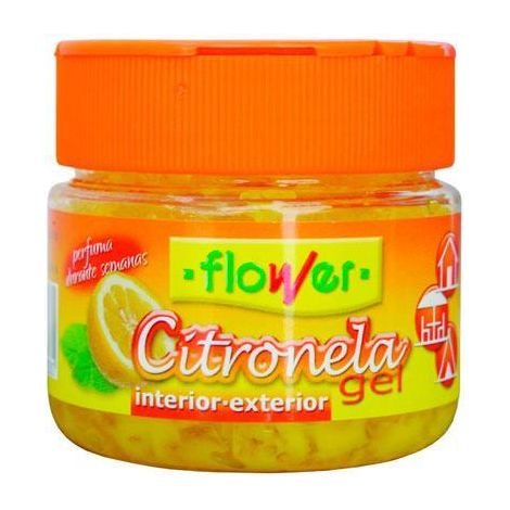 Repelente CITRONELA GEL FLOWER 125g para mosquitos (1/4)
