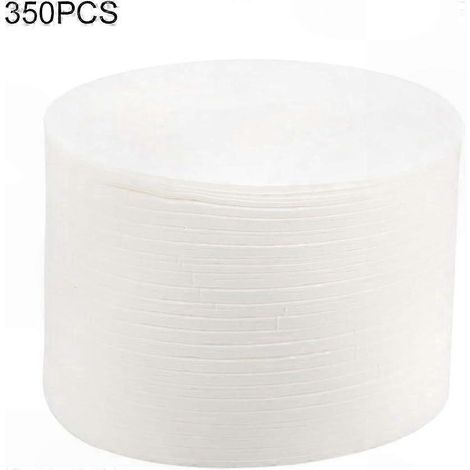 Filtres à café blancs blanchis, paquet de 350, compatibles avec les cafetières italiennes rondes n° 6 (1/5)