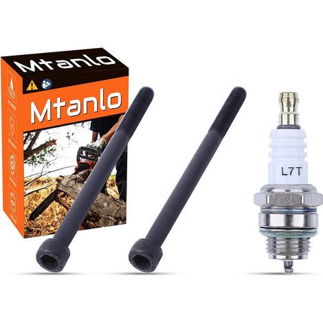Bougie pour NGK BPMR7A L7T et Champion CJ8 RCJ6Y RCJ7Y et d'autres bougies, bougie universelle pour Stihl et Husqvarna avec vis de silencieux pour Husqvarna 262 (1/5)