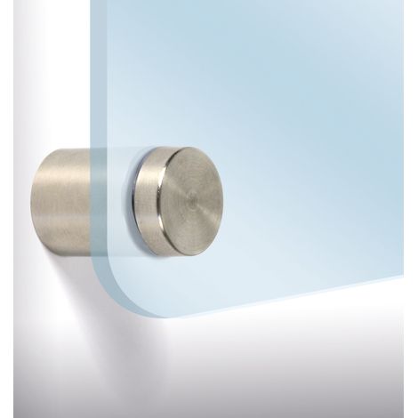 DISTANZIALE PER TARGA D 30XH25 MM NICHEL SATINATO- 24,0 pz
