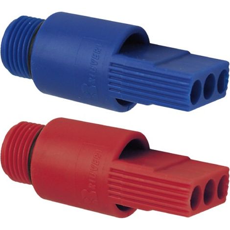 Tapón para alicatado rosca-gas R-151 - RIUVERT Color: Rojo (1/2)