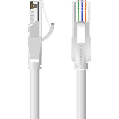 Netzwerkkabel UTP CAT6 Vention RJ45 Ethernet 1000Mbps in Grau RJ45 auf RJ45 1,5m (1/3)