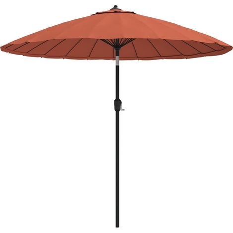 Ombrellone da Esterni Palo in Alluminio 250 cm Terracotta vidaXL (1/5)