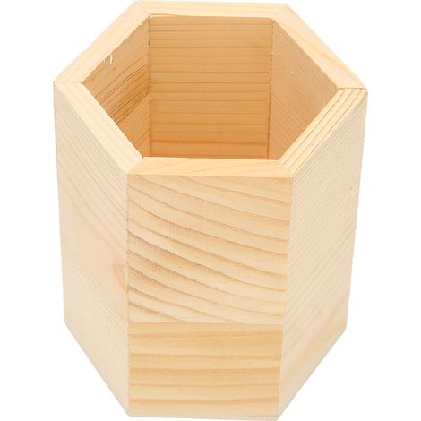 Porte-pinceaux en bois pour maquillage, rangement organisé pour outils de manucure et nail art (1/5)