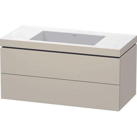 Duravit L-Cube Meuble lave-mains c-bonded avec base murale, (1/5)