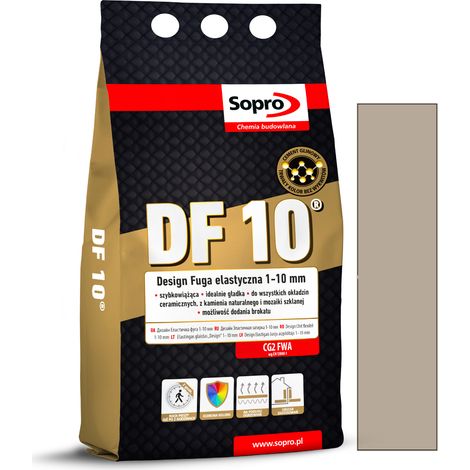 Stucco per fughe Sopro DF10 beige freddo 24 4kg 1085A (1/5)