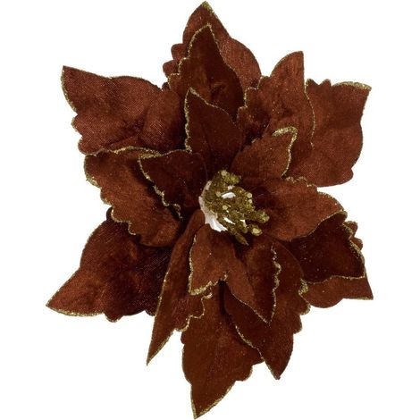 SDN POINSETTIA COBRE VEL 24CM - Atmosphera créateur d'intérieur