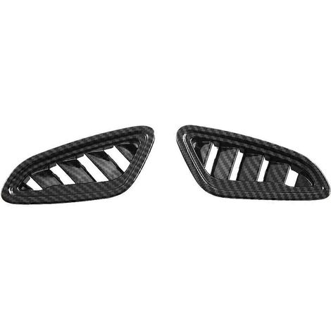 Garniture décorative de cache de ventilation supérieure du tableau de bord latéral de voiture pour-- (1/5)