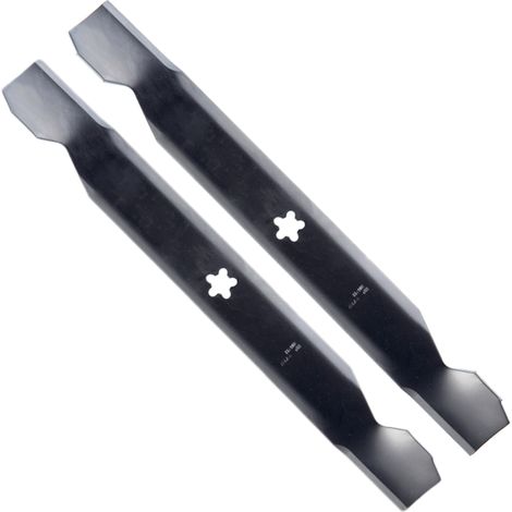 Lames tondeuse pour AYP/Roper, Husqvarna coupe 49 cm par 2 (1/5)
