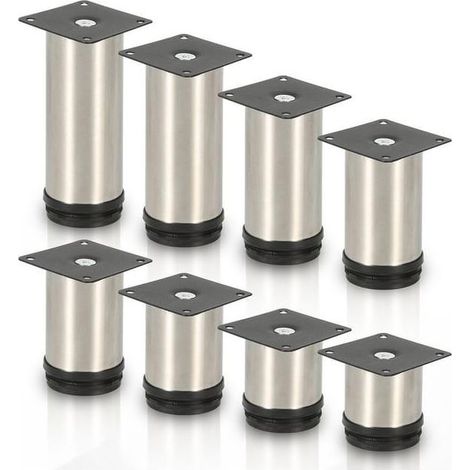 Verstellbare Möbelfüße aus Edelstahl, 60 mm, 4 Stück (1/5)