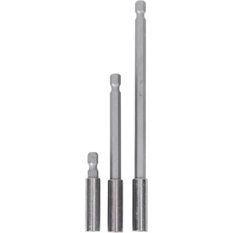 Lot de 3 Porte-Embouts Magnétiques 1/4" - 60 mm 100 mm 150 mm (1/5)