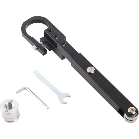 GARRYFIZH Outil de conversion d'accessoire de ponceuse à bande multifonctionnel et pratique, adapté aux meuleuses d'angle de type 100, 115 et 125.