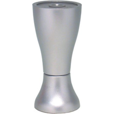 PIEDINO IN ABS REGOL. CM.9 CROMO P0225. Prezzo per 1 pezzo.
