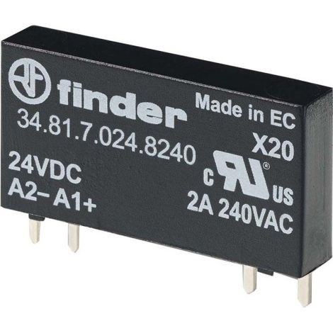 Relais statique Finder 34, 2 A, Montage sur CI, 30 V, 240 V c.a. ( Prix pour 1 ) (1/3)