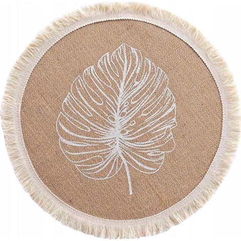 Douceur d’Intérieur Mogador sottobicchiere in juta naturale 38 cm