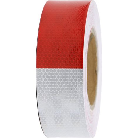 Autocollant réfléchissant PVC 45 m résistant aux intempéries marquage sécurité camion remorque largeur 5 cm (1/5)