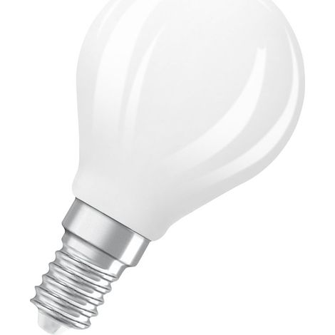Klassische LED-Lampe, kugelförmig, E14-Fassung, 470 lm = 40 W, warmweiß, dimmbar, OSRAM OSRAM (1/3)