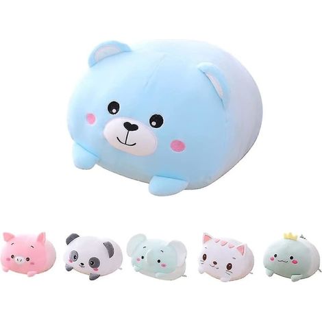 Coussin cochonnet kawaii, peluche oreiller doux en peluche, oreiller de sommeil moelleux pour enfant, cadeau idéal pour fille ou petite amie, housse amovible, 40 cm. (1/5)