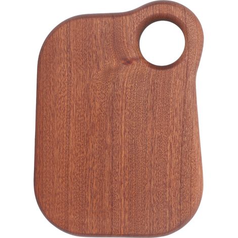 Planche à découper en ébène multifonctionnelle, petite planche en bois pour fruits et légumes, taille compacte pour cuisine (1/5)