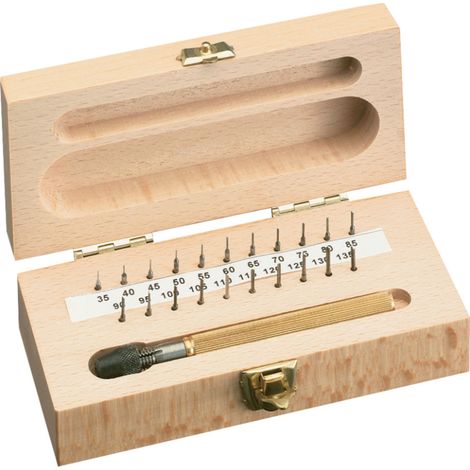 21 Alésoir à main pour gicleur HSS Droit + 1 pince TECHNIC (Coffret) TIVOLY - 10400770001