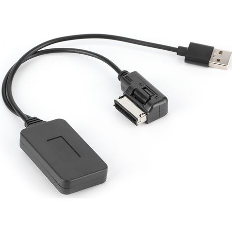 Adaptateur Bluetooth AMI MMI, câble AUX et adaptateur secteur USB compatibles avec les Audi A5 8T, A6 4F, A8 4E et Q7 7L. (1/5)