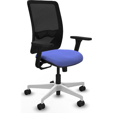 Chaise de bureau piqueras y crespo Zulema noir mousse découpée (1/2)