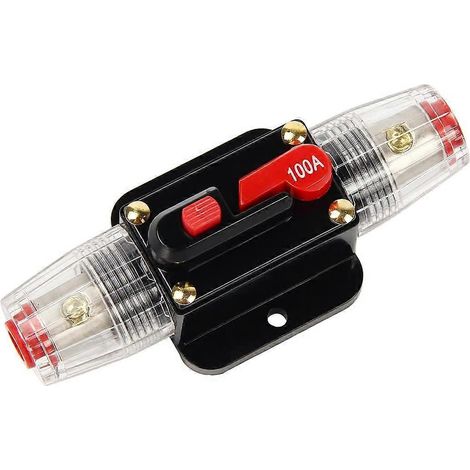 Disjoncteur automatique pour voiture, protection 12-24 V CC avec réarmement manuel du fusible, 50 A/100 A/150 A (1/5)