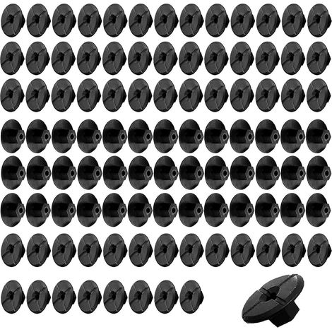 Lot de 100 écrous en plastique sans filetage de 4 mm - Clips de fixation - Écrous de siège en plastique multi-usages pour série 3 E36 A2019900050 51711958025 (1/5)