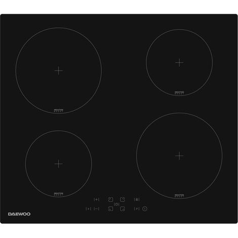 Piastra di cottura a induzione - DAEWOO - 4 fuochi - 60 cm - BH6ITF37BNM - Nero (1/5)