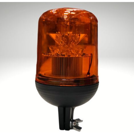 Gyrophare RIGATO tige rigide orange 12/24 V