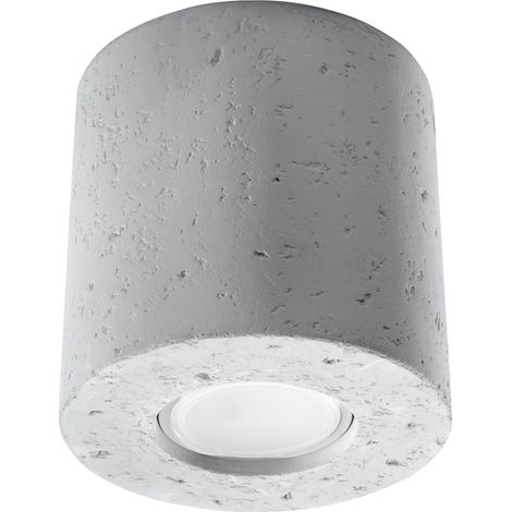 Lámpara de techo Amero 1 GU10, hormigón gris, lumilo 04.504.88 (1/5)